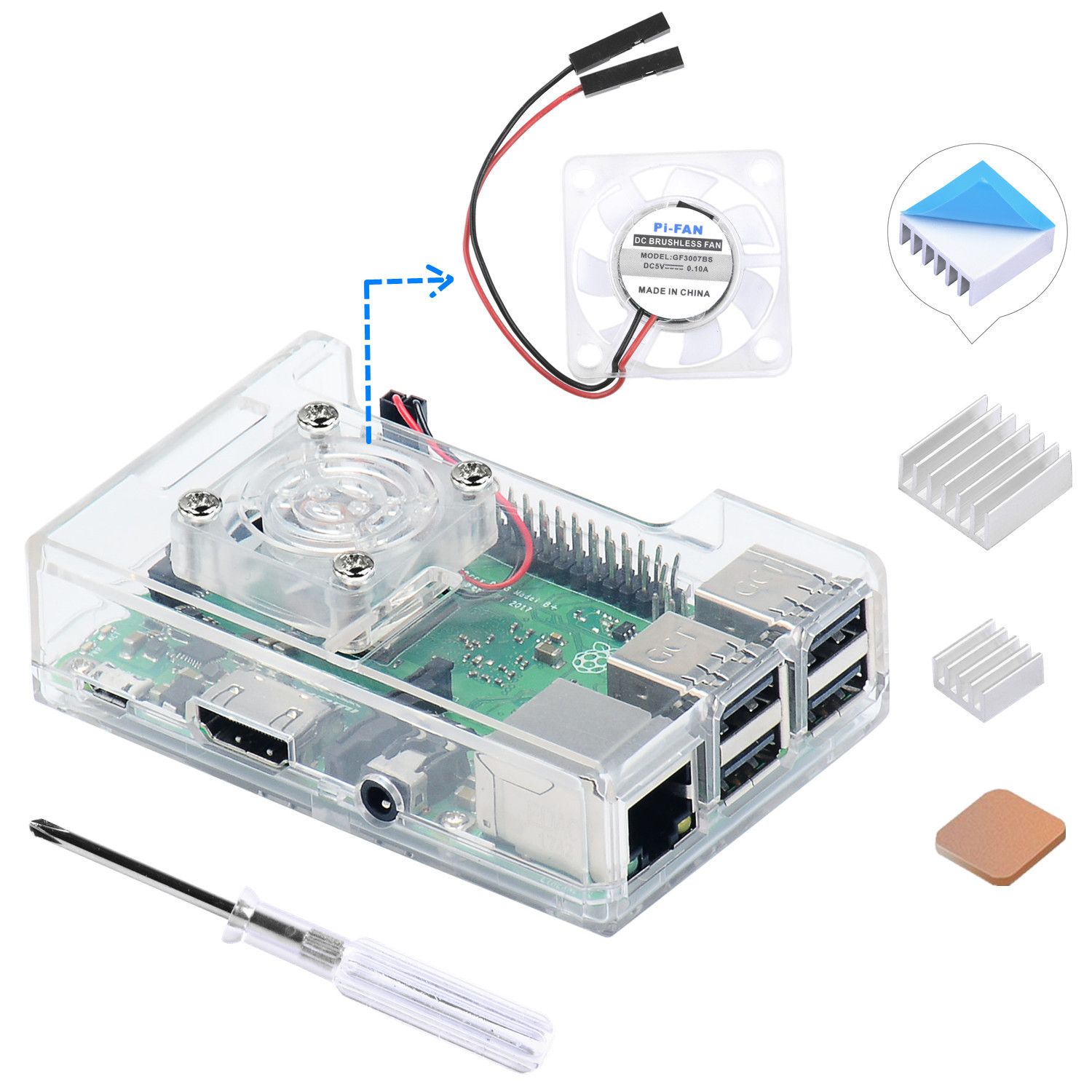 3-in-1-ABS-Case--Cooling-Fan--Heatsink-Kit-for-Raspberry-Pi-3B--3B--2B-1432418