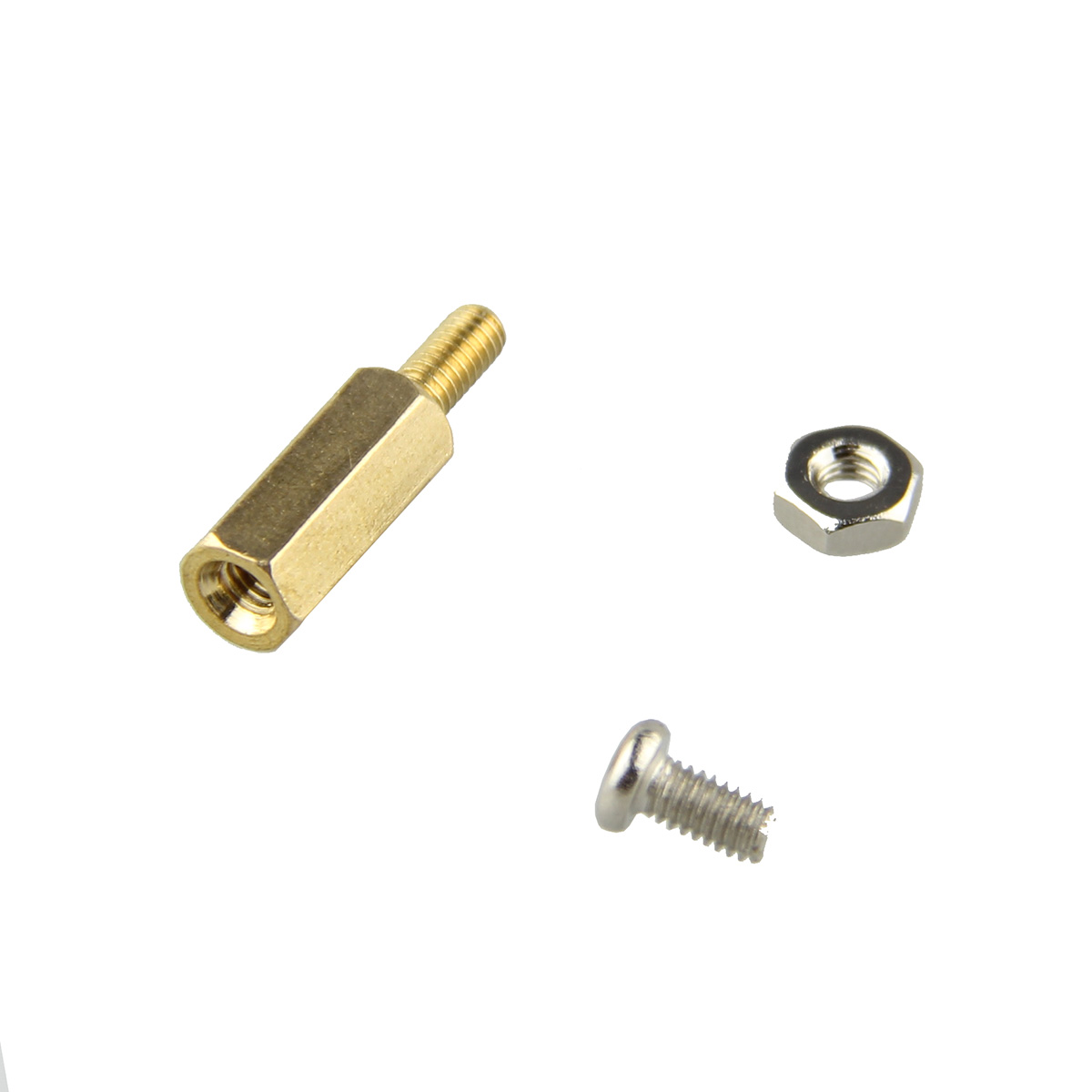 5SETS-DIY-11MM-Hex-Brass-Cylinder--Screw--Nut-Kits-For-Raspberry-Pi-1214948