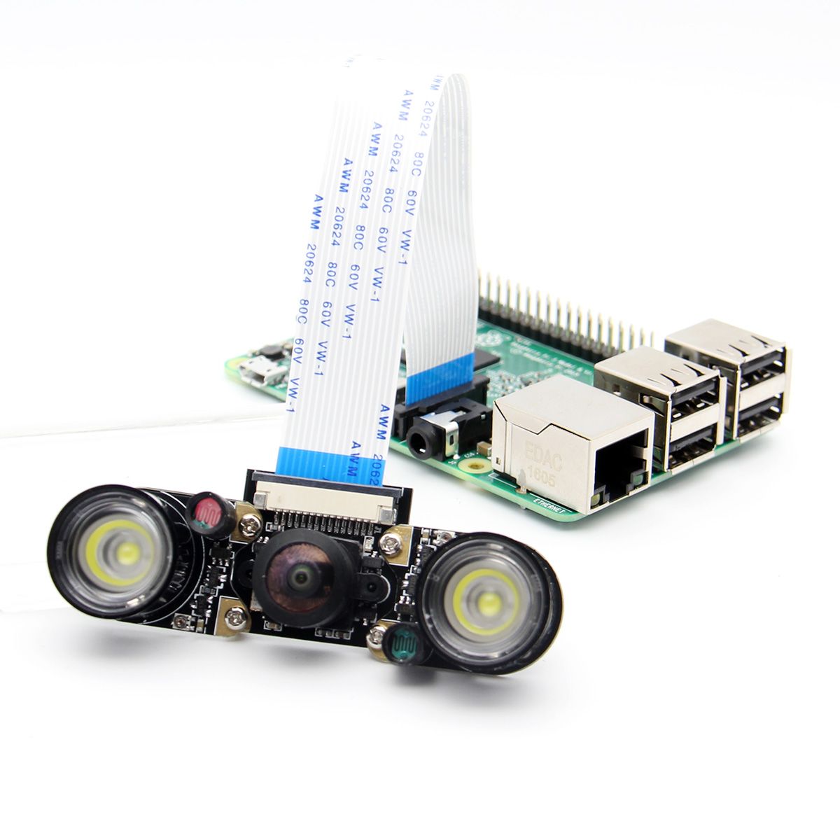 Adjustable-Focus-HD-175-Degree-Wide-Angle-Panoramic-Camera-Module--2-LED-Board-For-Raspberry-Pi-1049619