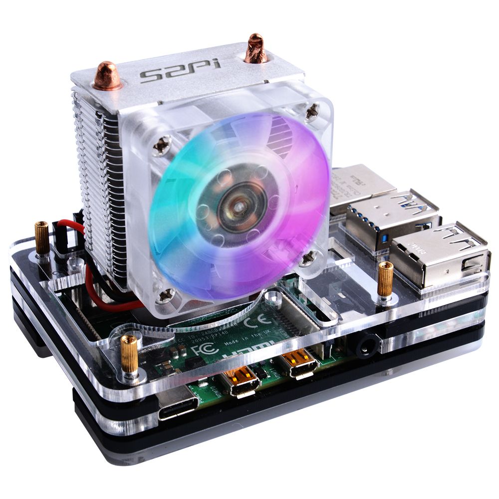 BlackTransparentRGB-Colorful-5-Layer-Acrylic-Case--Super-Heat-Dissipation-ICE-Tower-CPU--V20-Cooling-1587610