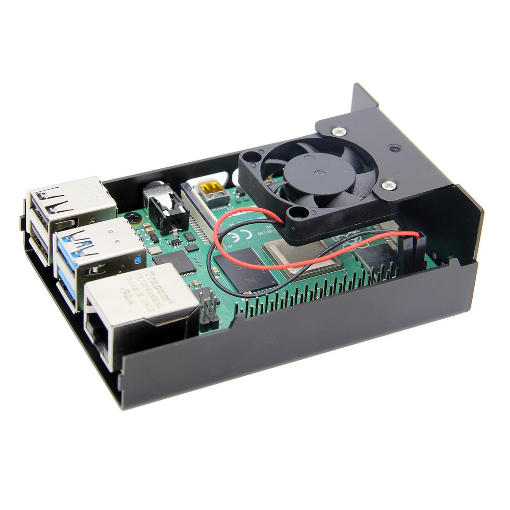 Catda-4GB-RAM-Raspberry-Pi-4B-MotherBoard--Metal-Protective-Case--Split-Style-Power-Supply--Micro-HD-1770461