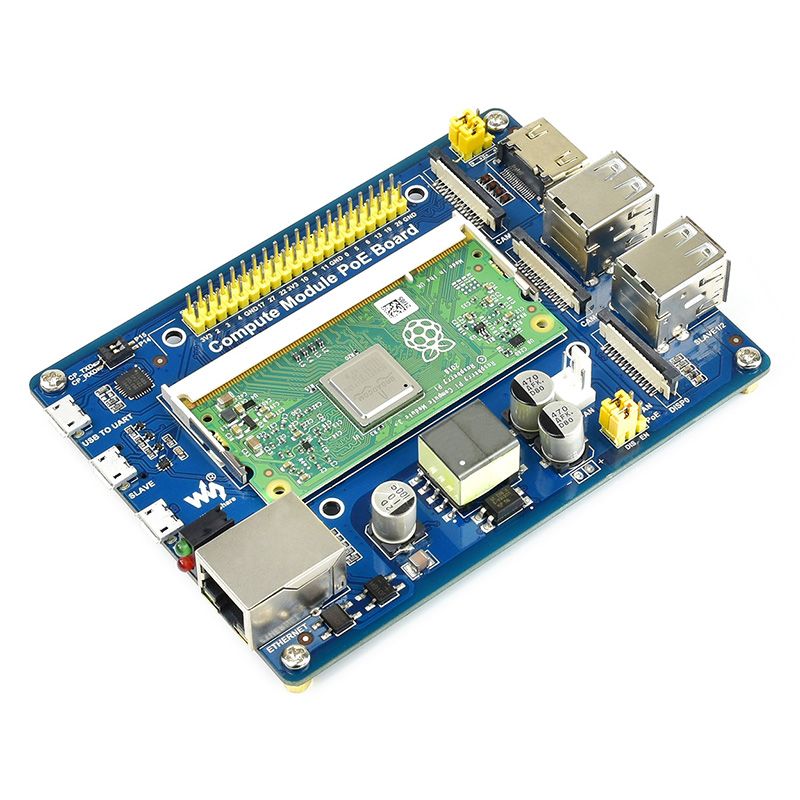 Caturda-C2700-CM33Lite33-Calculate-Module-Base--With-POE-Multi-Port-Expansion-Board-for-Raspberry-Pi-1717650