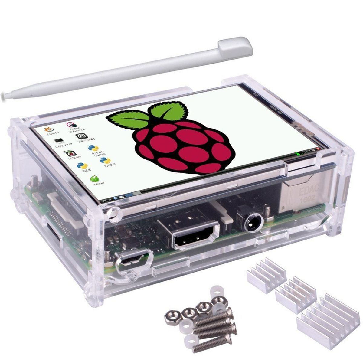 Geekcreitreg-35-inch-TFT-LCD-Touch-Screen--Protective-Case--Heatsink-Touch-Pen-Kit-For-Raspberry-Pi--1269846