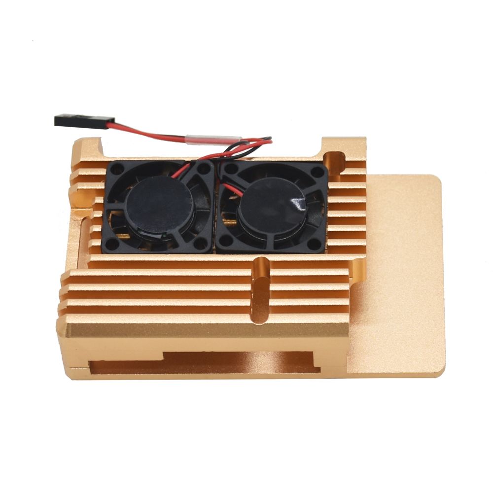 Golden-Metal-Alloy-Aluminum-Case-Enclosure-with-Cooling-Fan-for-Raspberry-Pi-3B-1540388