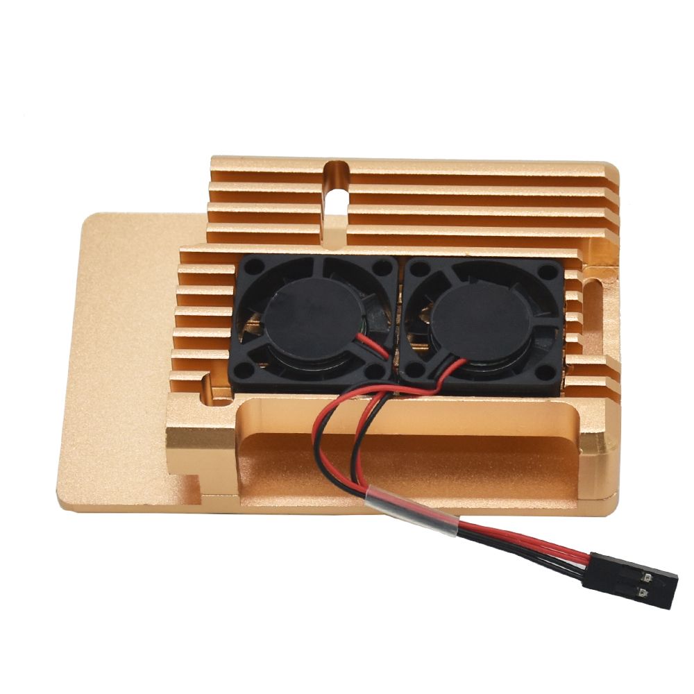 Golden-Metal-Alloy-Aluminum-Case-Enclosure-with-Cooling-Fan-for-Raspberry-Pi-3B-1540388