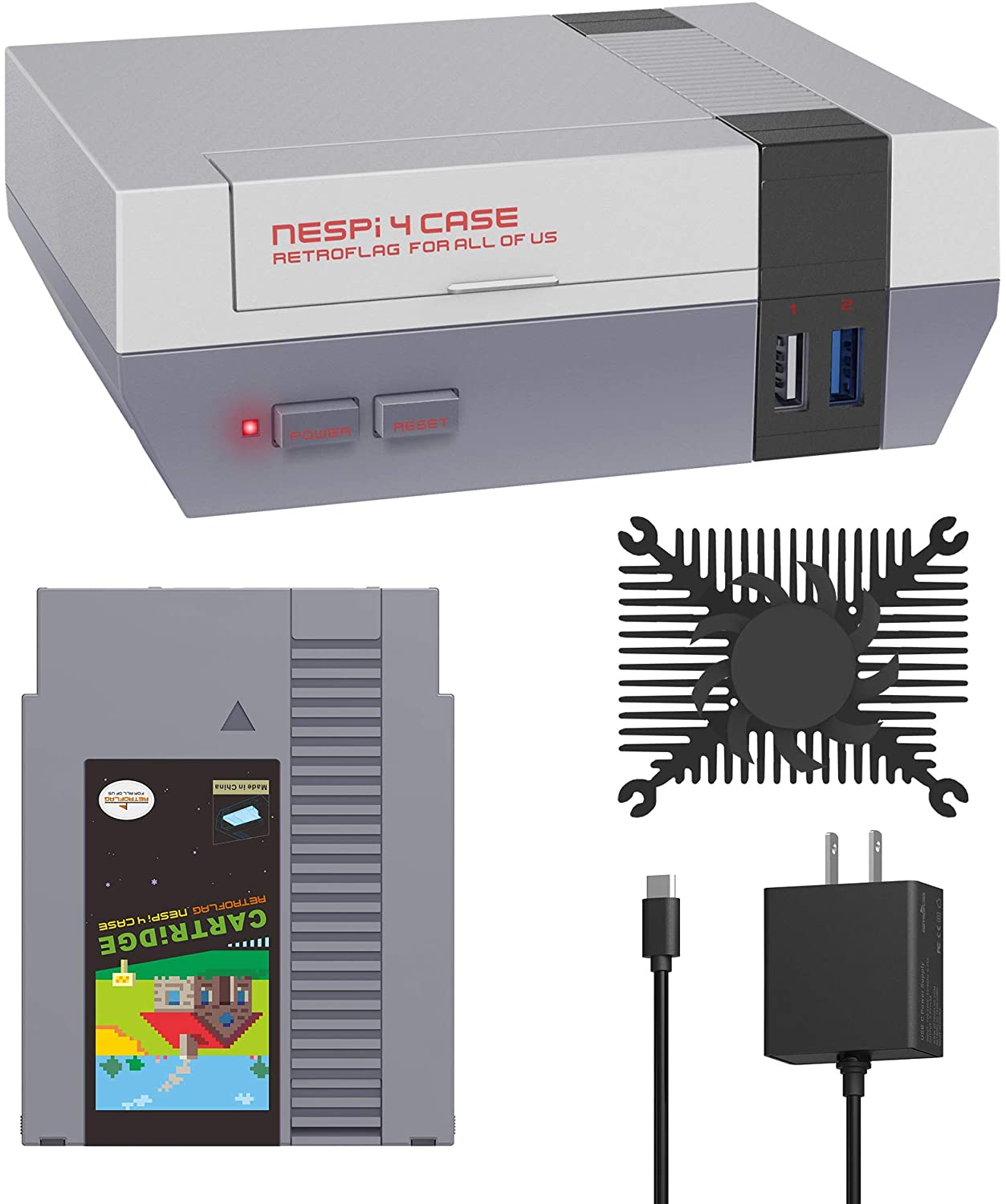NESPi-4-Case-Raspberry-Pi-4-Case-with-SSD-Cartridge-Adapter-Cooling-Fan-Heatsink-for-Raspberry-Pi-4--1748160