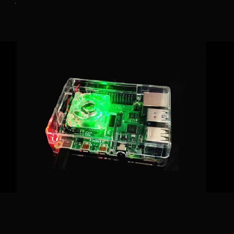 RGB-5V-Cooling-Fan-30307mm-with-Transparent-Protective-Case-for-Raspberry-Pi-4-Model-B-1626651