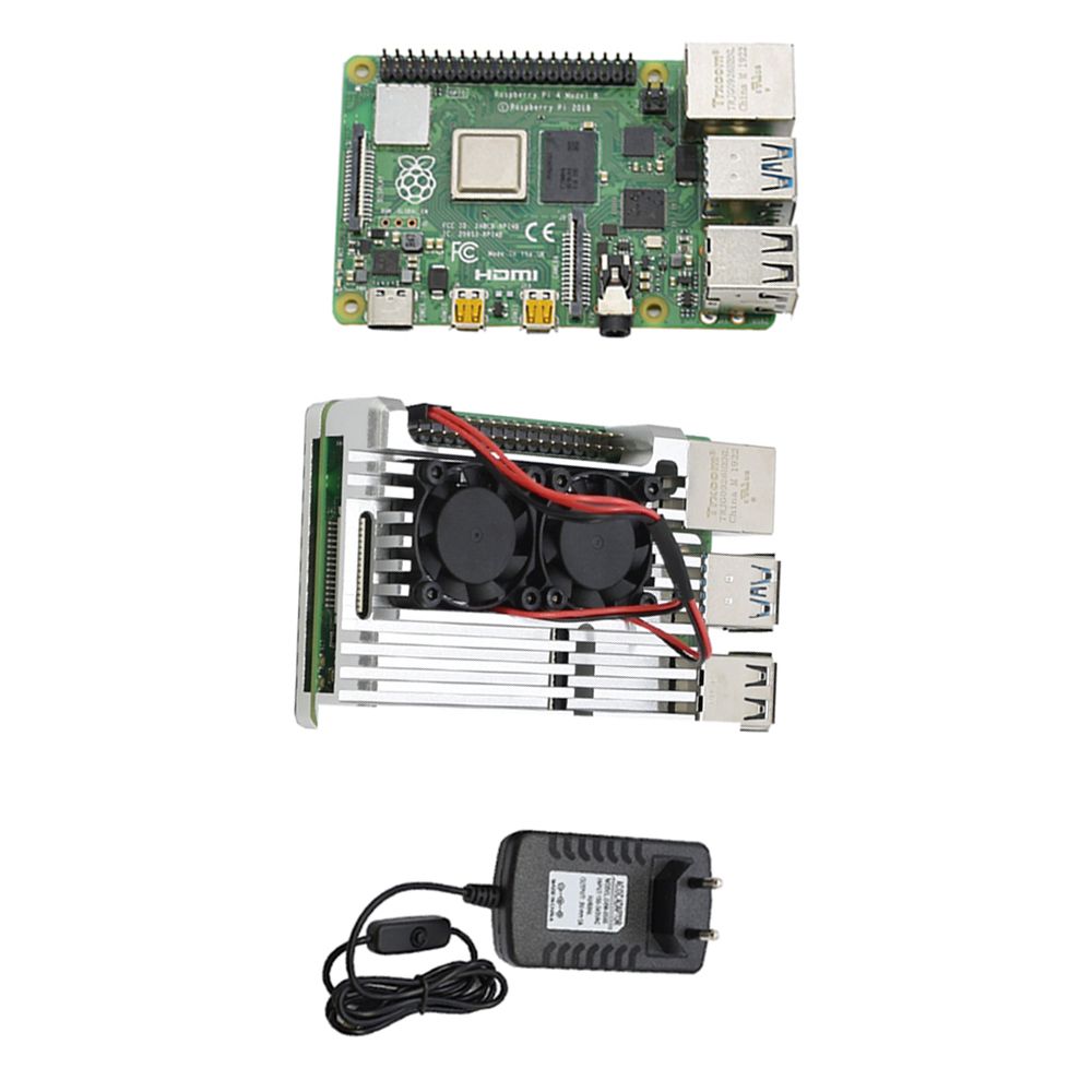 Raspberry-Pi-4B-2G-RAM-Mainboard-With-BlackGoldSliver-Aluminum-CNC-Alloy-Protective-Case--Double-Coo-1586148