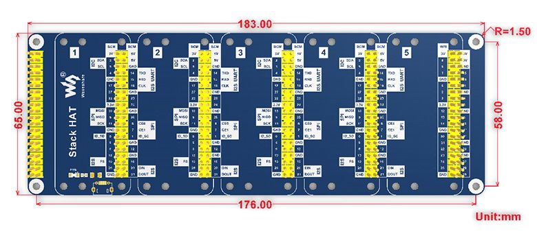 Stack-HAT-Modula-for-Raspberry-Pi-Interface-Expansion-Board-Stacks-Up-to-5-HATs-at-Once-1674495