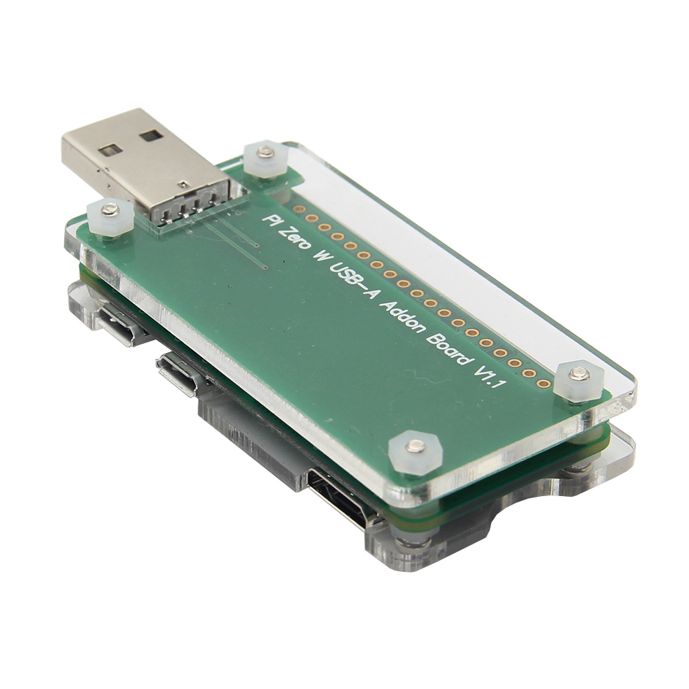 Transparent-Acrylic-Case-For-Raspberry-Pi-Zero-W-USB-A-Addon-BadUSB-Board-1275582