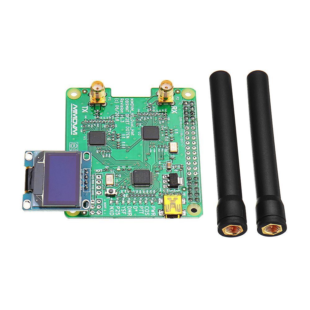 USB-Communication-Duplex-MMDVM-Hotspot-Support-P25-DMR-YSF--OLED-Screen--2PCS-Antenna--Case-For-Rasp-1368593