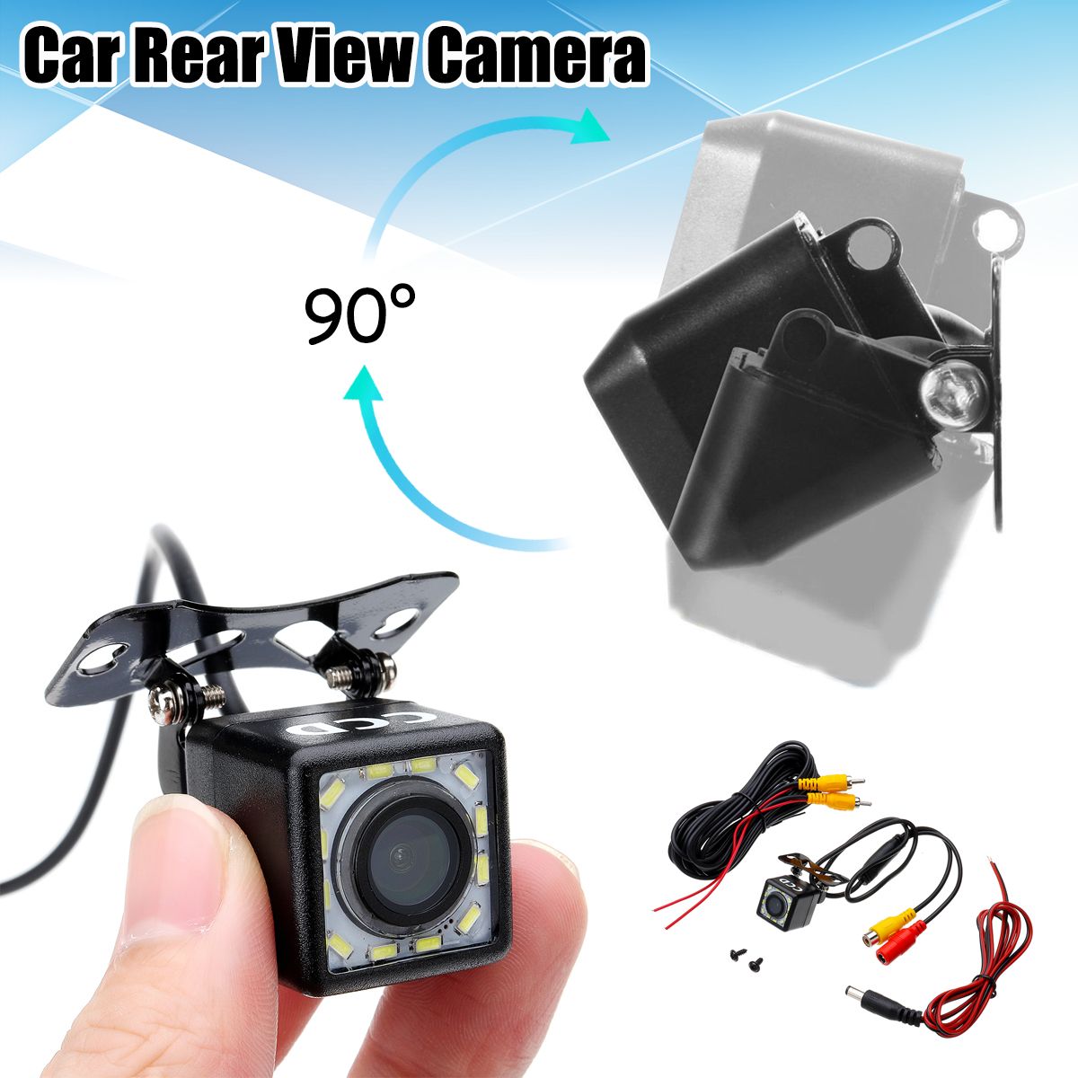 170-Degree-Car-Vehicle-Rear-View-Kit-Reverse-Backup-Parking-Car-Camera-12-LED-with-Cable-1342963