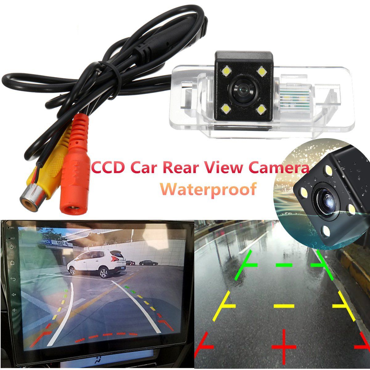 170-Degree-Wireless-CCD-Car-Rear-View-Reversing-Camera-Parking-IP68-for-BMWE39-E46-E53-1165137