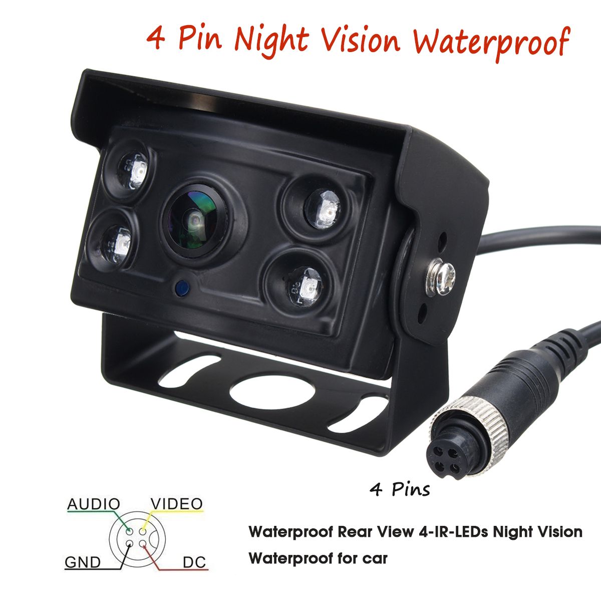 4-Pin-CCD-150deg-4-LED-Night-Vision-Waterproof-Car-Rear-View-Camera-For-Truck-1418876