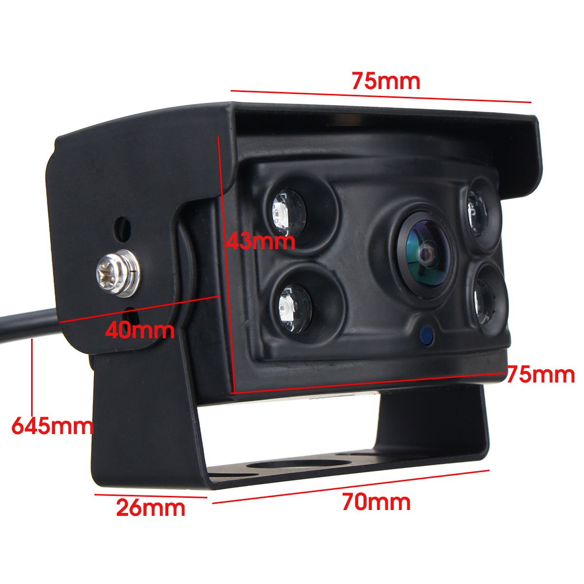 4-Pin-CCD-150deg-4-LED-Night-Vision-Waterproof-Car-Rear-View-Camera-For-Truck-1418876