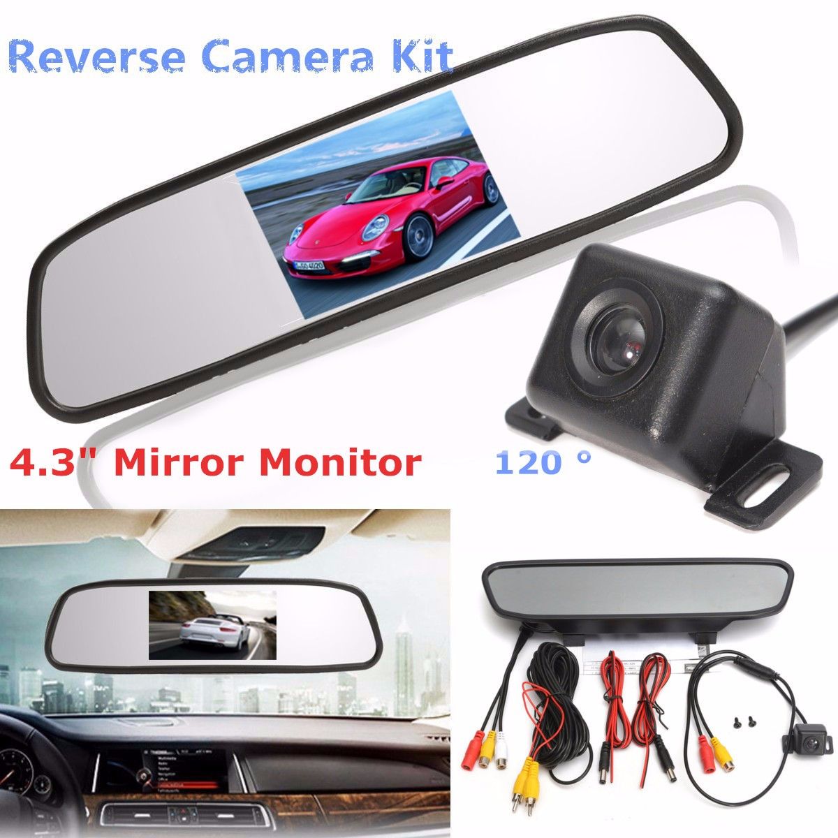 43-Inch-Car-Rear-View-HD-Display-Monitor-Mirror-Dash-DVR-Reversing-Cam-Car-Camera-Kit-1379206