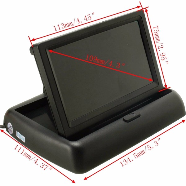43-Inch-LCD-Monitor-Wireless-IR-Night-Vision-Rear-View-Reverse-Camera-kit-997744