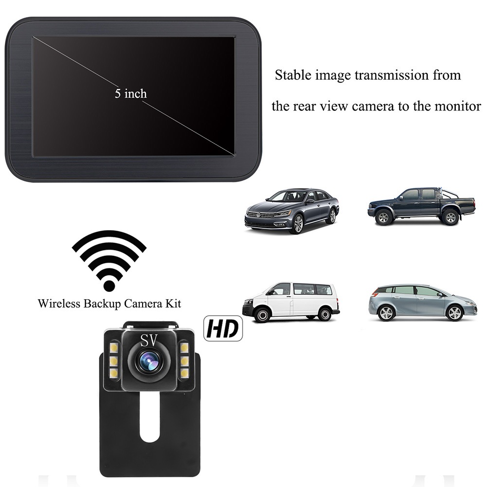 5-Inch-HD-with-Magnetic-Stand-Waterproof-Wireless-Reversing-Rear-Lens--Display-Car-Rear-View-Camera-1485964