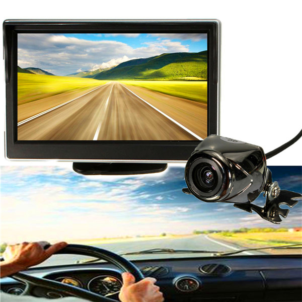 5-Inch-LCD-Monitor-Mirror-and-Wireless-IR-Reverse-Car-Rear-View-Back-up-Camera-Kit-995162