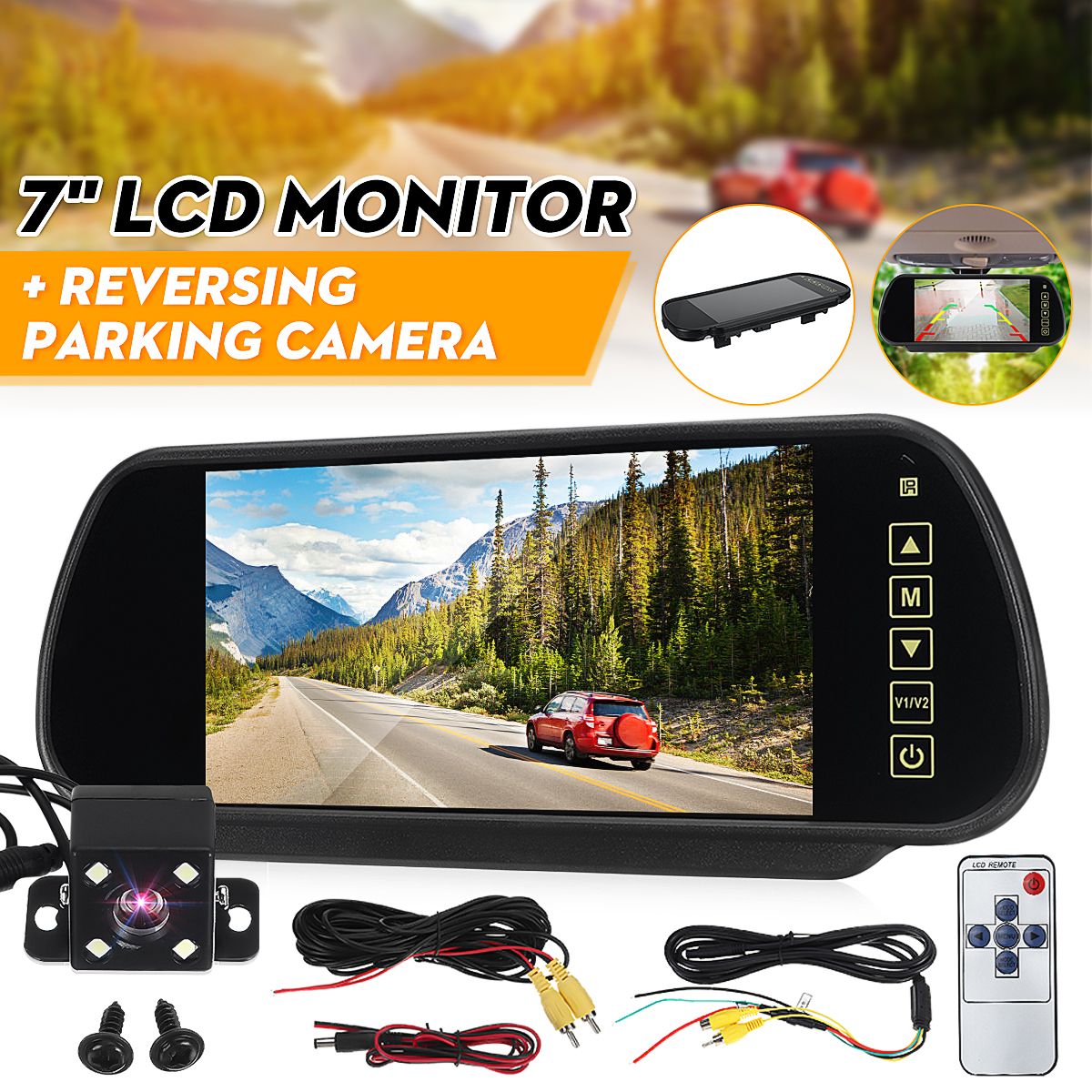 7-Car-Rear-View-LCD-Monitor--4-LED-Reversing-Backup-Camera-Night-Vision-Kit-1769589