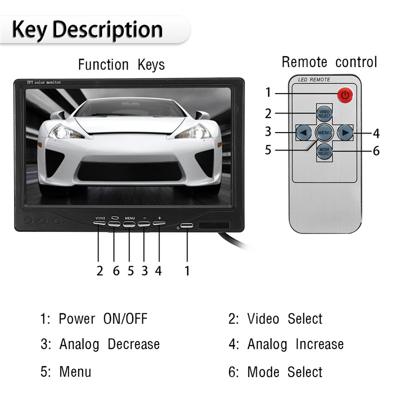 7-Inch-Display-Night-Vision-System-Monitor-RV-Truck-Car-Rear-View-Camera-1319253