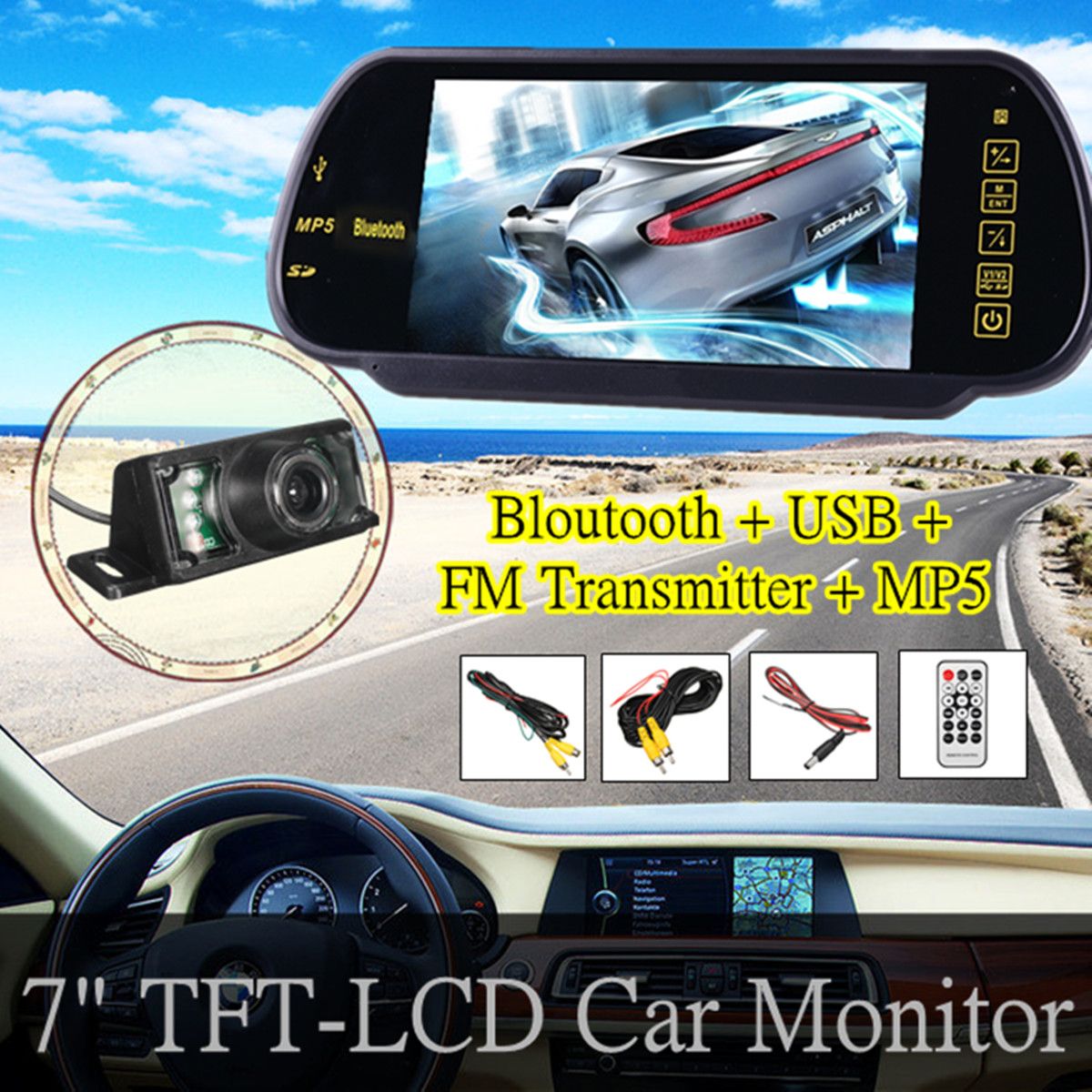 7-Inch-LCD-Mp5-bluetooth-Reversing-Camera-Car-Rear-View-Parking-Mirror-Monitor-1126136