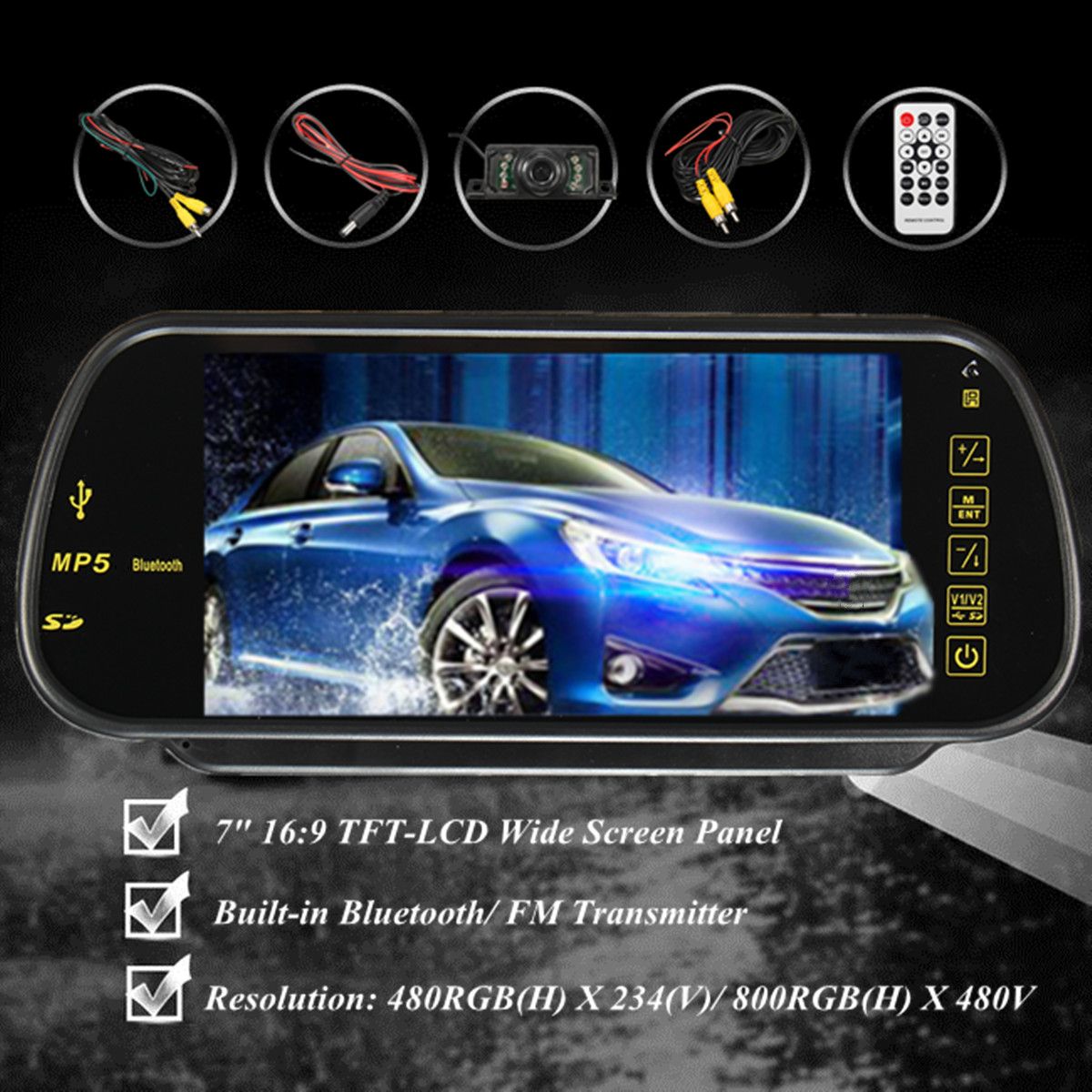 7-Inch-LCD-Mp5-bluetooth-Reversing-Camera-Car-Rear-View-Parking-Mirror-Monitor-1126136