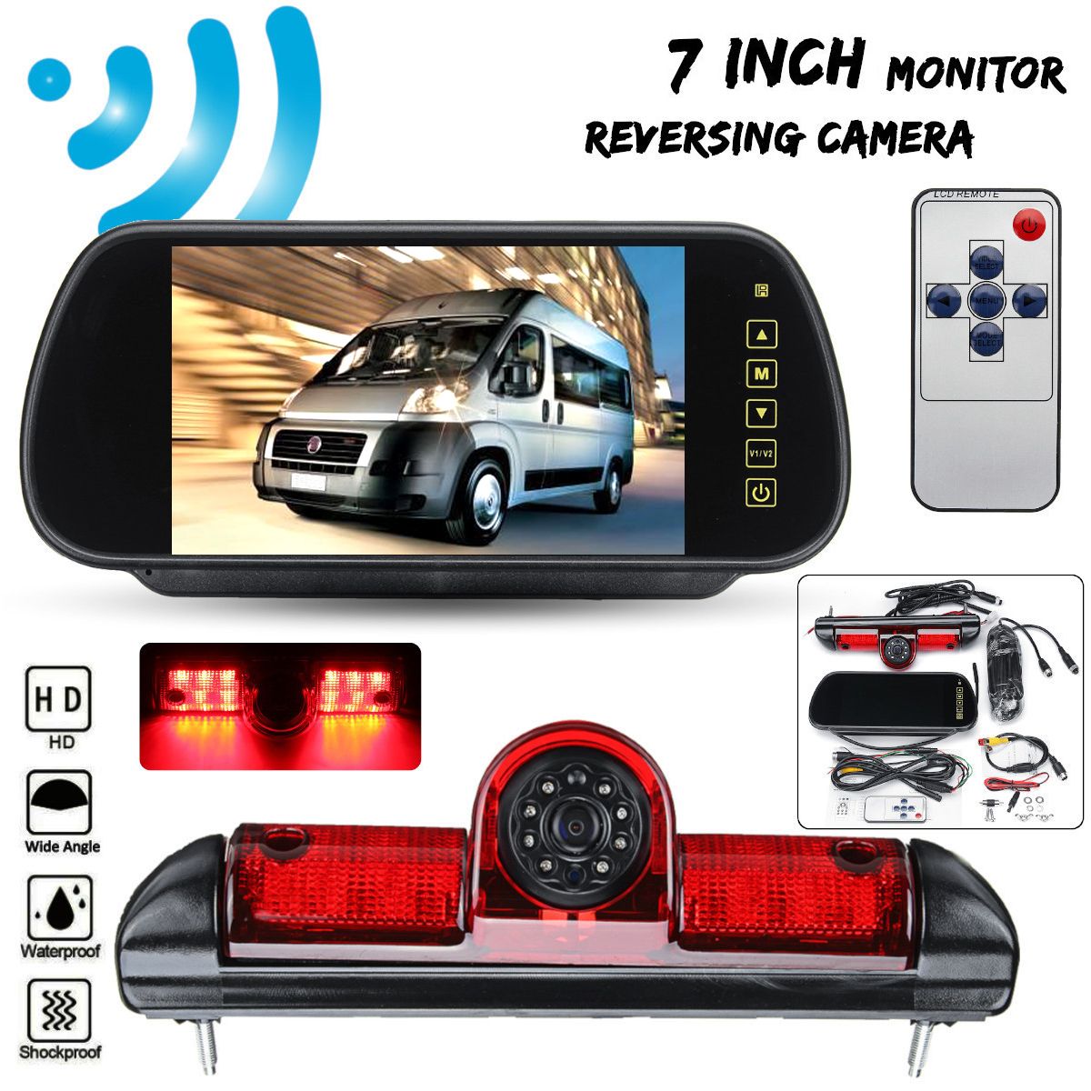 7-Inch-Monitor--Rear-Brake-Light-Reversing-Camera-for-Fiat-Ducato-Citr0en-Peuge0t-1343724