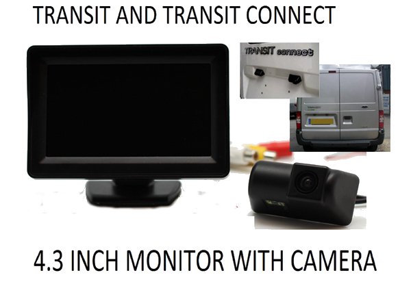 Car-Monitor-Rear-View-Reversing-Camera-Kit-CCD-43-Inch--for-Transit-Connect-994964