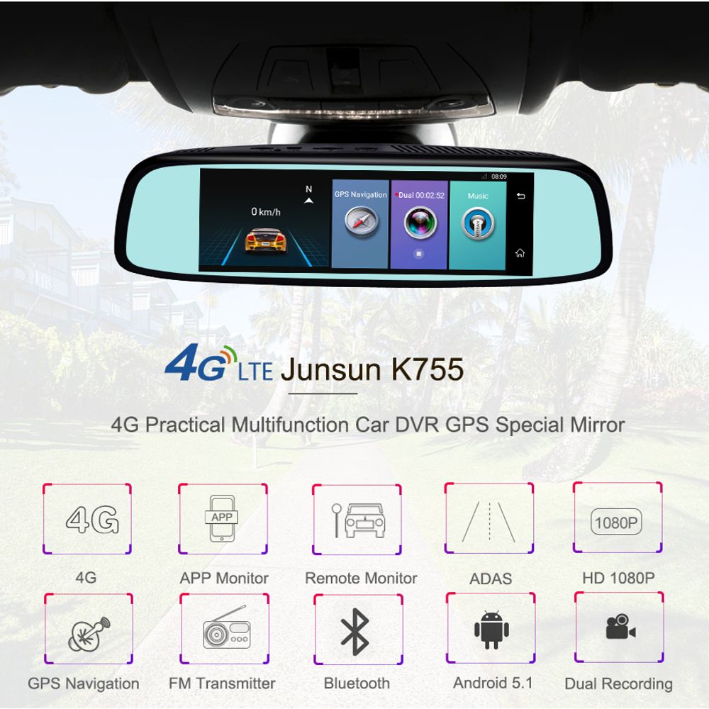 JUNSUN-K755-Multi-function-Dual-Lens-GPS-1080P-Car-Rear-View-Camera-1407951