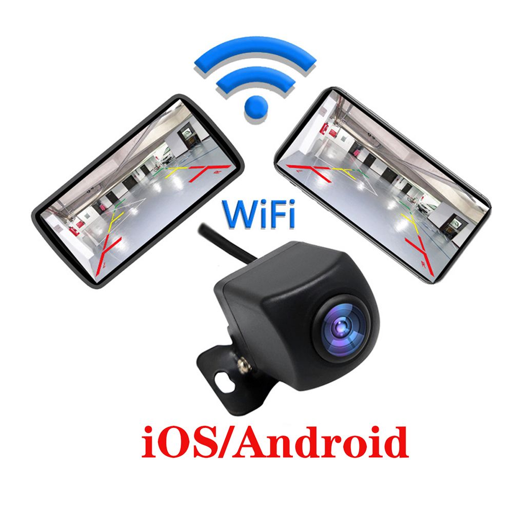 Wifi-Wireless--IP67-Waterproof-Car-Rearview-Camera-For-iOS--Android-Black-1659315