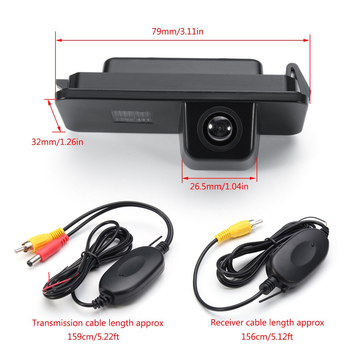 Wireless-Car-CCD-Reverse-Rear-Camera--Night-Vision-for-VW-Golf-MK4-Seat-Altea-1242741