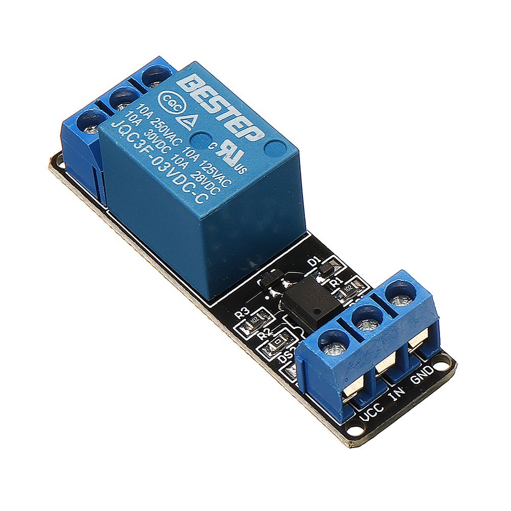 1-Channel-33V-Low-Level-Trigger-Relay-Module-Optocoupler-Isolation-Terminal-BESTEP-for-Arduino---pro-1355736