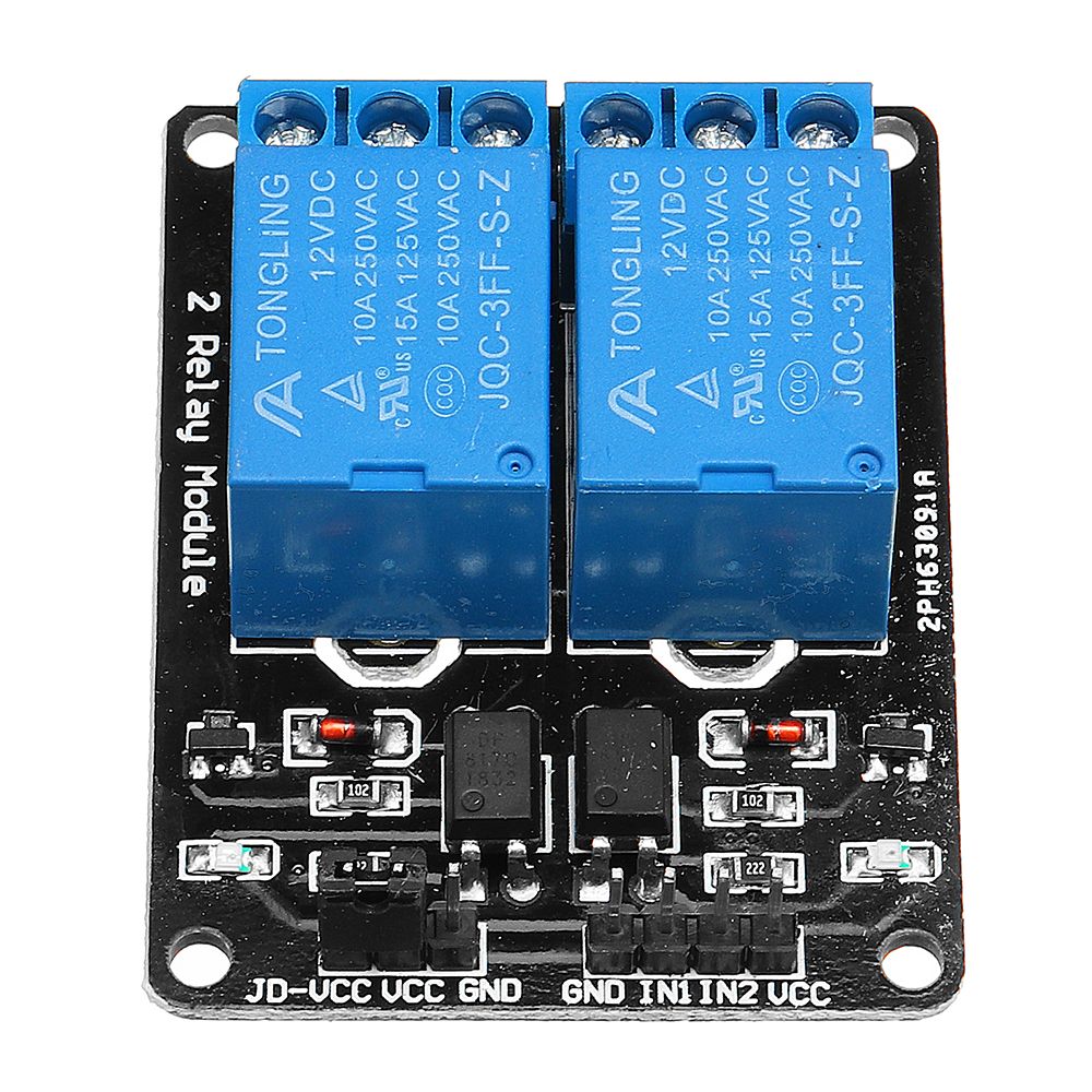 10pcs-2-Channel-Relay-Module-12V-with-Optical-Coupler-Protection-Relay-Extended-Board-Geekcreit-for--1407201