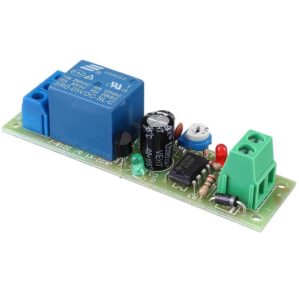 10pcs-JK-02-5V-0-200S-Power-on-On-Delay-Automatically-Disconnects-Timer-Relay-Module-NE555-1630043