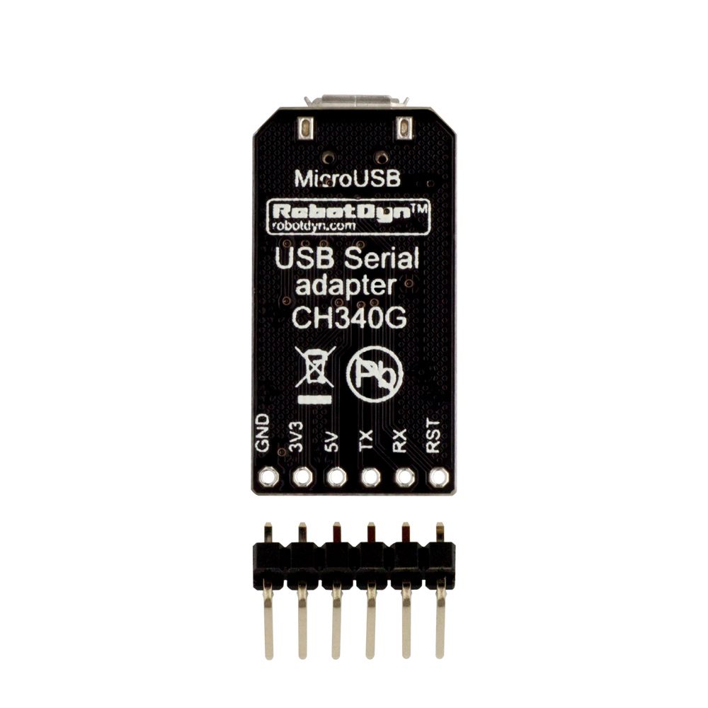10pcs-RobotDynreg-USB-to-TTL-UART-CH340-Serial-Converter-Micro-USB-5V33V-IC-CH340G-Module-1319331