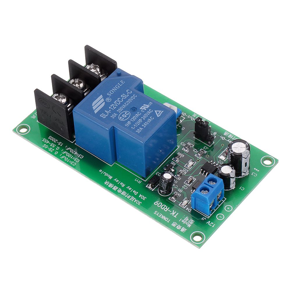 10pcs-TK-RD09-200S-12V-DC-0-200S-Adjustable-30A-Time-Delay-Relay-Module-High-Precision-Monostable-1631724