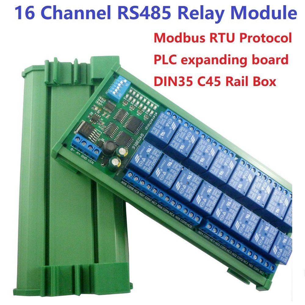 12V-16-Channel-DIN-Rail-RS485-Relay-Modbus-RTU-Protocol-Remote-Control-PLC-Expansion-Board-1755426