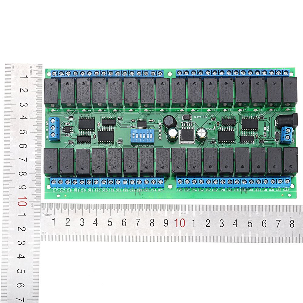 12V-32CH-Channel-RS485-Relay-Modbus-RTU-Protocol-Serial-Remote-Control-Switch-PLC-Control-Board-1535985