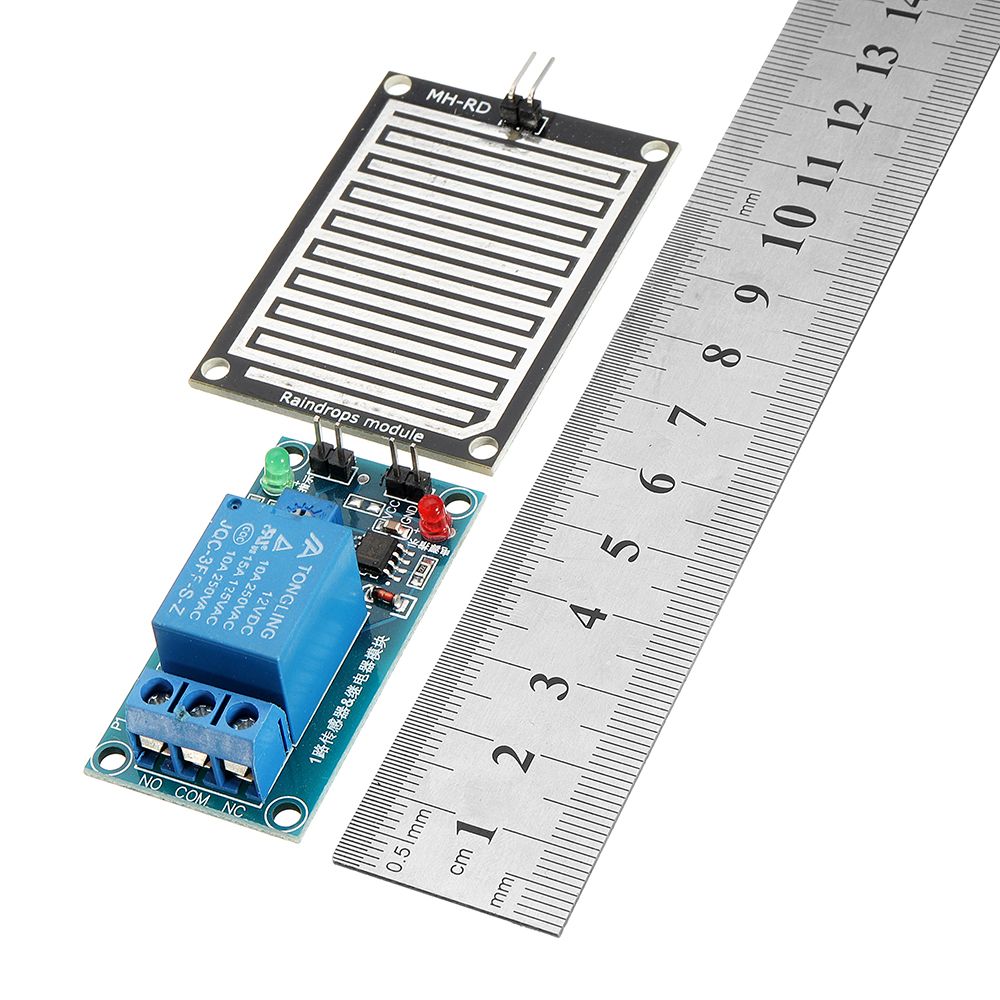 12V-Raindrop-Controller-Relay-Module-Foliar-Humidity-Waterless-Switch-Rain-Sensor-Geekcreit-for-Ardu-1367779