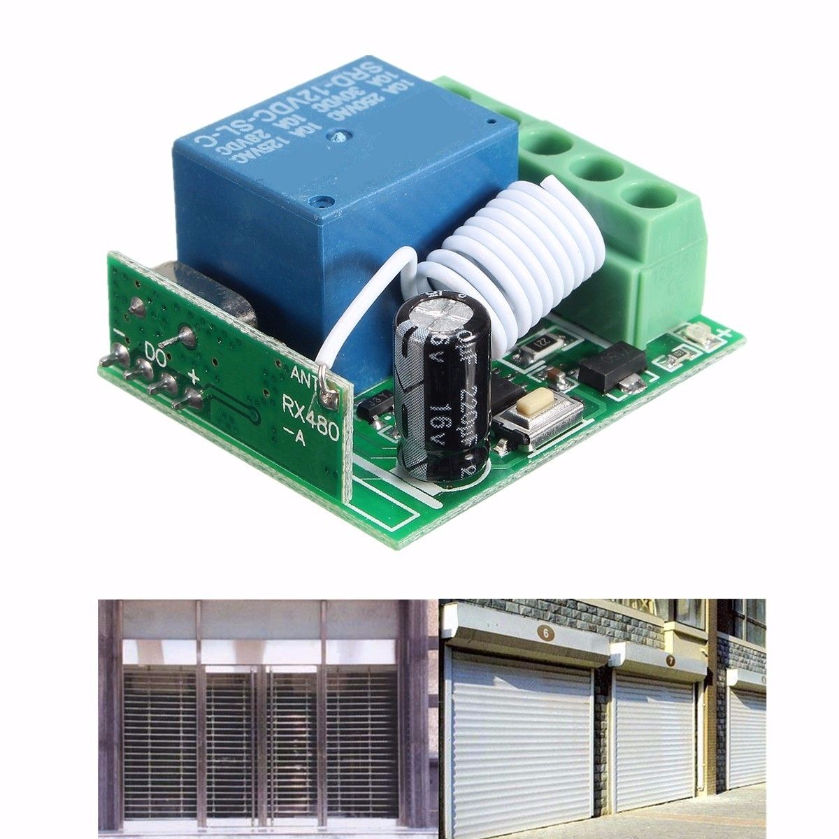 20pcs-DC12V-10A-1CH-433MHz-Wireless-Relay-RF-Remote-Control-Switch-Receiver-Module-1373873
