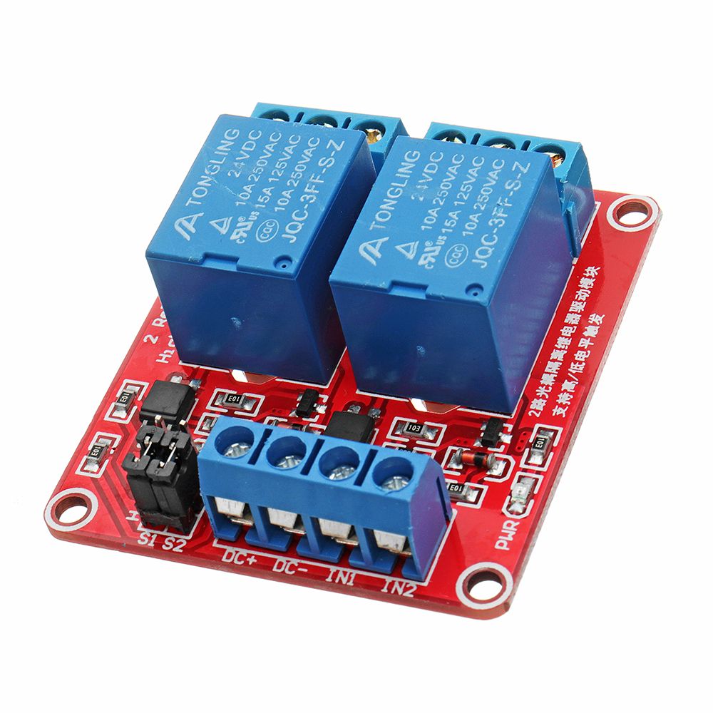 24V-2-Channel-Level-Trigger-Optocoupler-Relay-Module-Power-Supply-Module-Geekcreit-for-Arduino---pro-1342403