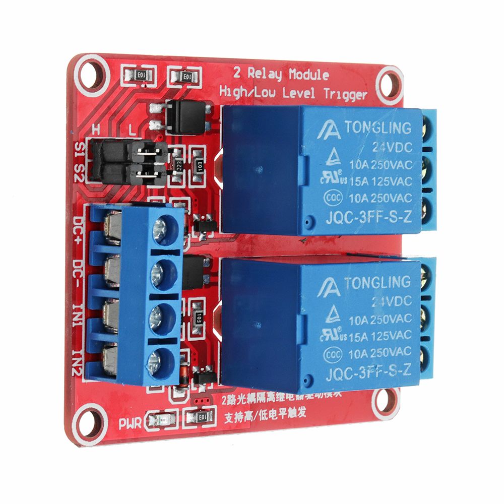 24V-2-Channel-Level-Trigger-Optocoupler-Relay-Module-Power-Supply-Module-Geekcreit-for-Arduino---pro-1342403