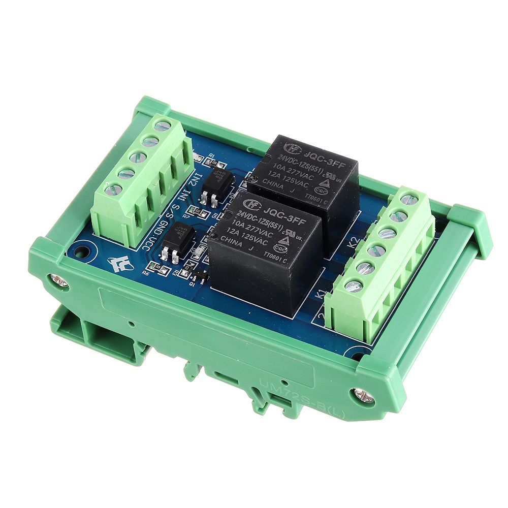 2CH-Channel-Optocoupler-Isolation-Relay-Module-5V12V24V-SCM-PLC-Signal-Amplifier-Board-1625758