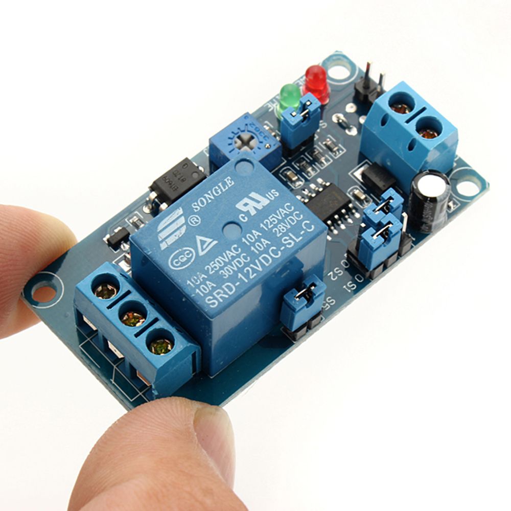 3pcs-12V-Power-On-Delay-Relay-Module-Delay-Circuit-Module-NE555-Chip-Geekcreit-for-Arduino---product-1322453