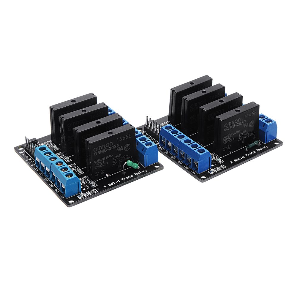 4-Channel-DC-12V--Relay-Module-Solid-State-High-and-low-Level-Trigger-240V2A-Geekcreit-for-Arduino---1347878