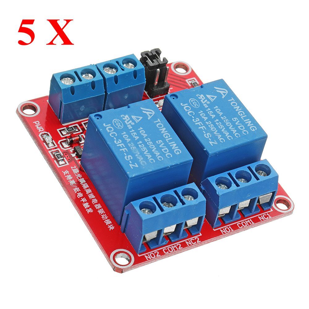 5Pcs-5V-2-Channel-Level-Trigger-Optocoupler-Relay-Module-1343528