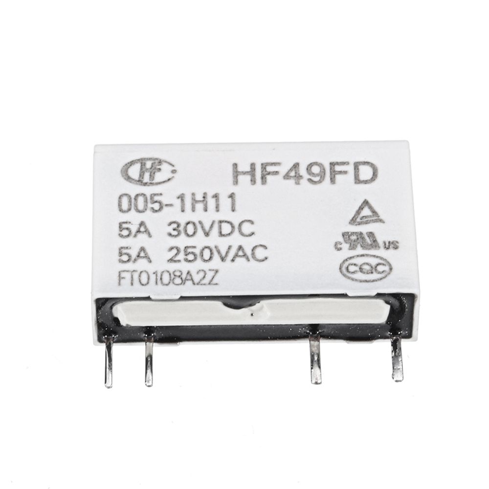 5Pcs-HF49FD--005-012-024-1H11-5V-12V-24V-4PIN-Normally-Open-5A-250V-Relay-Module-1543250