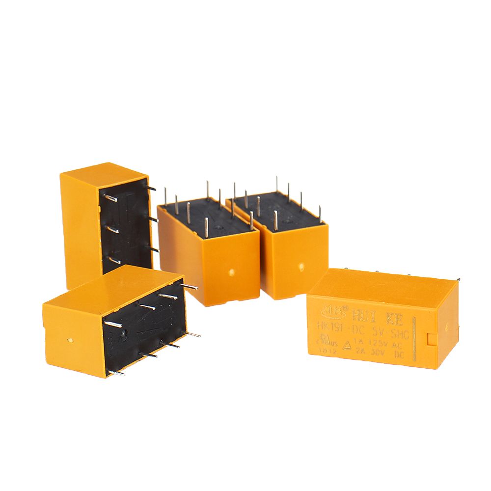 5Pcs-HK19F-DC-3V-5V-9V-12V-24V-SHG-2A-8Pin-Relay-Module-1556705