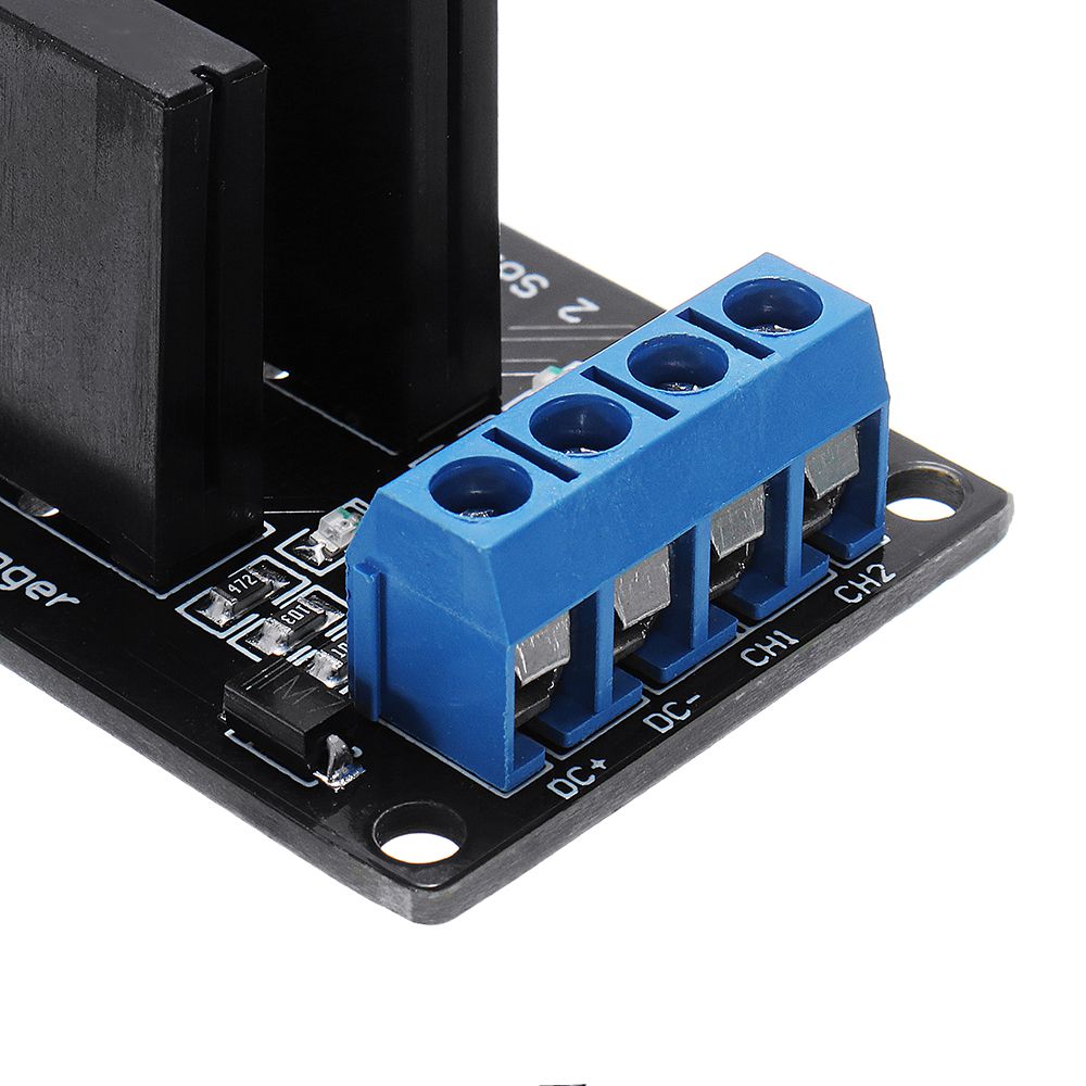 5pcs-2-Channel-DC-12V-Relay-Module-Solid-State-High-Level-Trigger-240V2A-Geekcreit-for-Arduino---pro-1373941